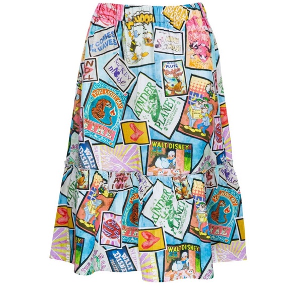 🛑🛑🛑DISNEY POSTCARD SKIRT - Picture 4 of 12